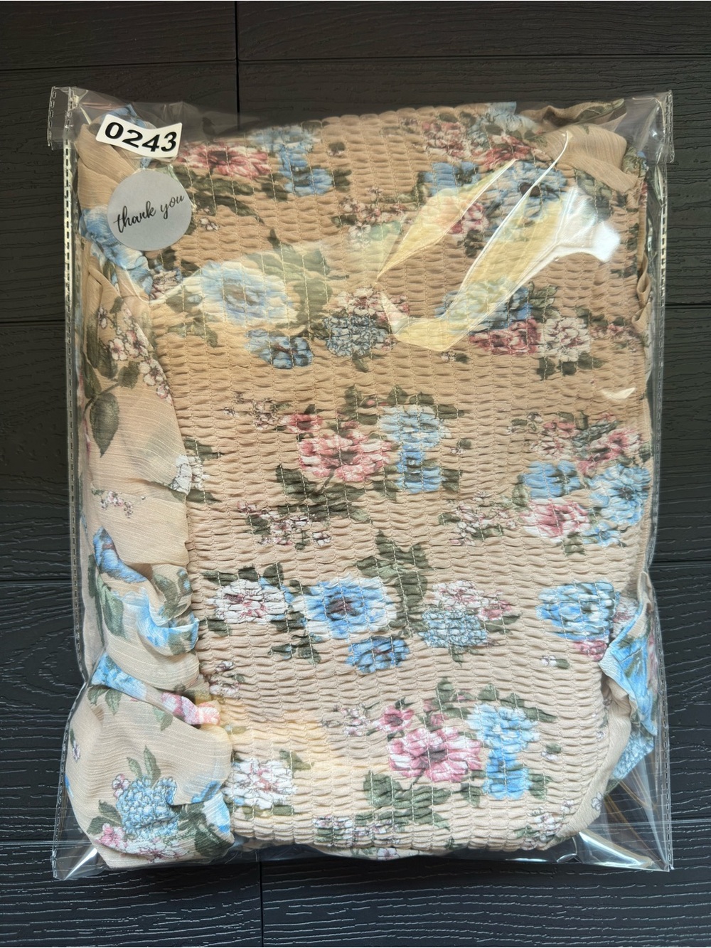 Madden NYC Floral Smocked Tiered Midi Dress Women's Size L - Picture 12 of 12
